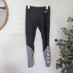 Nike black and grey leggings